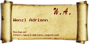 Wenzl Adrienn névjegykártya